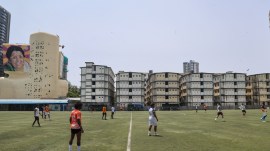 Neville D’Souza football ground, Neville D’Souza football ground to make way for convention centre, BMC, Brihanmumbai Municipal Corporation BMC, Mumbai news, Maharashtra news, Indian express, current affairs