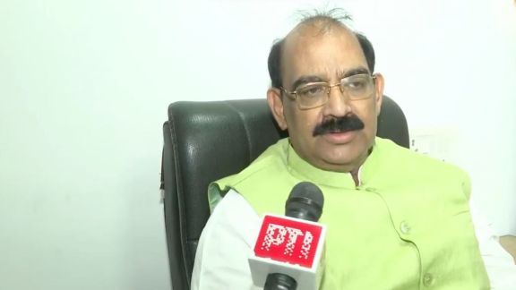 BJP MLA Ashwani Sharma raises the issue of alleged illegal mining in the Sutlej and Ravi rivers during Zero Hour in the Punjab Assembly on Thursday. (Image: X/ PTI)