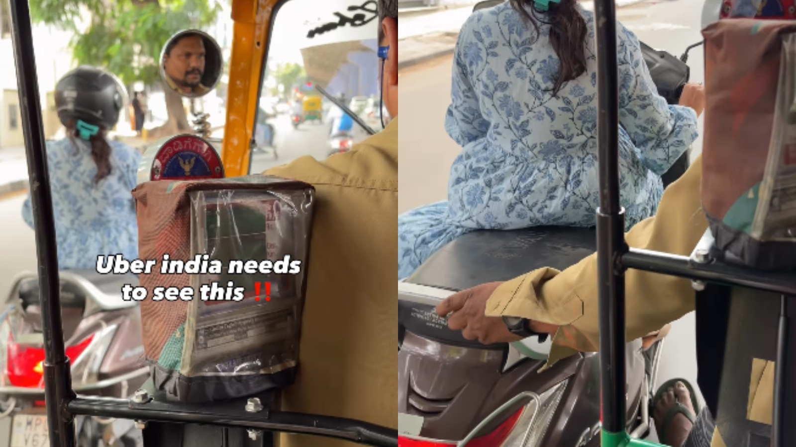 indianexpress.com - Trends Desk - 'Deserves a raise': Bengaluru auto driver helps woman with broken-down two-wheeler