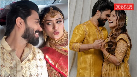 Bigg Boss Malayalam Season 7 winner Anumol married model-actor Bhuvanesh Rajendiran at Guruvayur Sree Krishna Temple in Kerala.