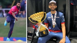 Indian-origin American cricketer Bodugum Akhilesh Reddy was banned by ICC for 8 years for corruption. (Instagram/Bodugum Akhilesh Reddy)