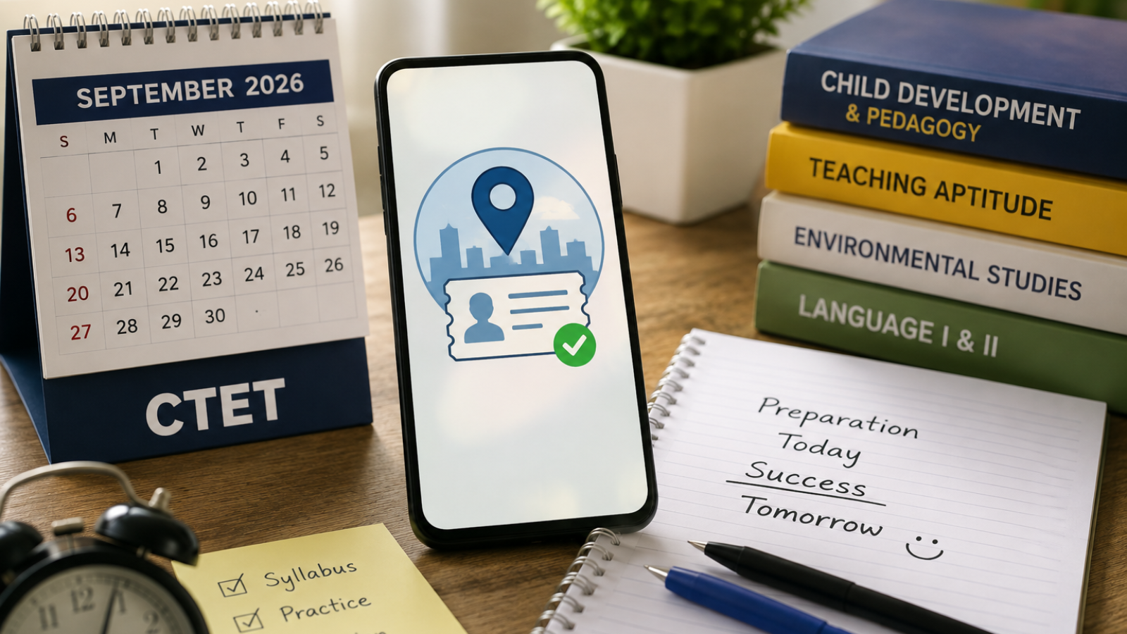 CTET City Intimation Slip September 2026 Live Updates: CBSE likely to release exam city-slip this week at ctet.nic.in