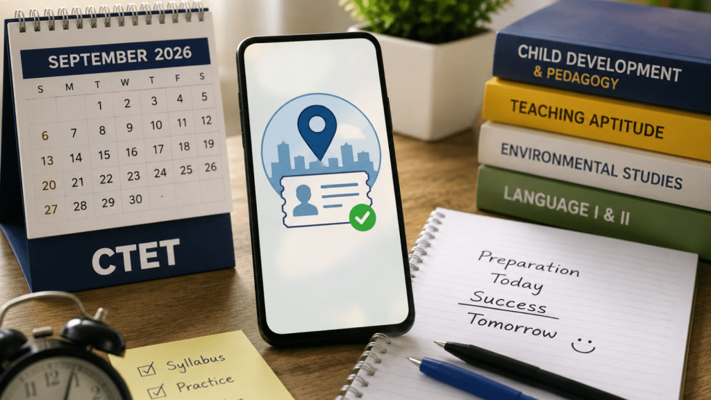 CTET 2026 City Intimation Slip Live Updates