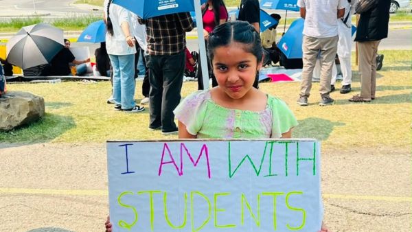 Canada students work permit protests