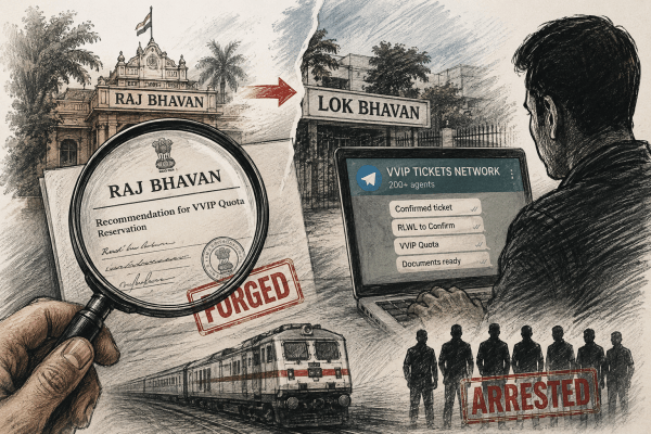 Raj Bhavan, Raj Bhavan Lok Bhavan, Raj Bhavan change to Lok Bhavan, Lok Bhavan, VVIP railway ticket racket, fake VVIP railway ticket racket, Mumbai news, Maharashtra news, Indian express, current affairs