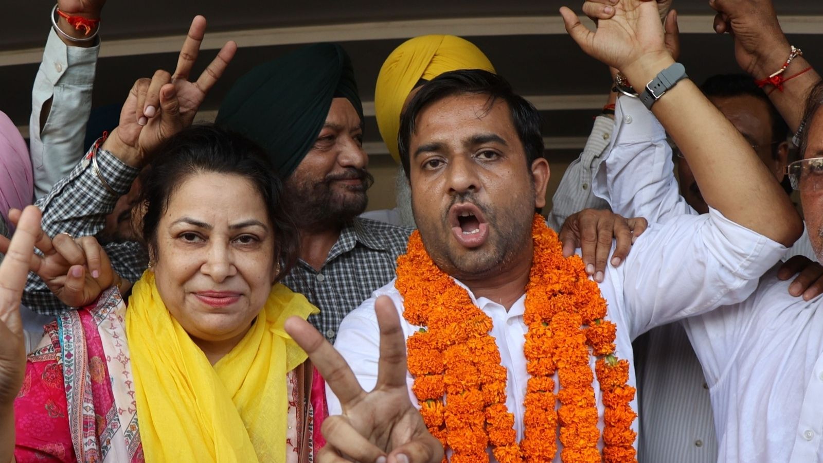 Congress’s Gaurav Bhatti won the second vacant seat in the Ludhiana Municipal Corporation’s Finance and Contractual Committee. (Image: Gurmeet Singh)