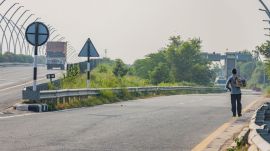 Ravi was riding pillion on a motorcycle on the Delhi-Meerut Expressway in Ghaziabad, police said. (Representational Image/Pexels)