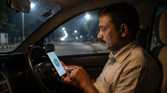 Delhi cab driver ChatGPT