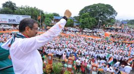 Addressing a gathering in his Parliamentary constituency, Sambalpur, on Saturday, Pradhan said he tried to explain the reality about the resolve of the new generation to Prime Minister Narendra Modi, who later engaged directly with the Gen Z. (Photo: X/@dpradhanbjp)
