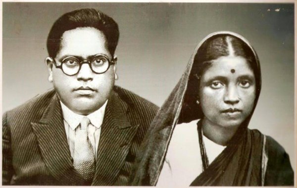 Dr. Babasaheb Ambedkar with wife Ramabai Ambedkar