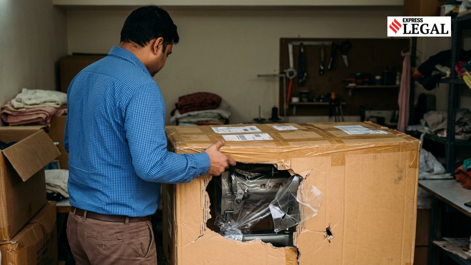 4 machines sent from Dubai to Kerala arrive 'damaged', tailor wins Rs 60,000