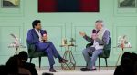Netflix co-CEO Ted Sarandos speaks at The Indian Express' Express Adda in New Delhi, where he discussed AI, storytelling, and the future of streaming. (Express Image)