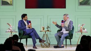 Netflix co-CEO Ted Sarandos speaks at The Indian Express' Express Adda in New Delhi, where he discussed AI, storytelling, and the future of streaming. (Express Image)
