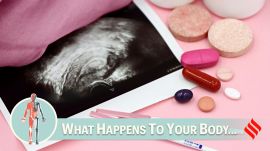 Woman recovering after stopping fertility treatment