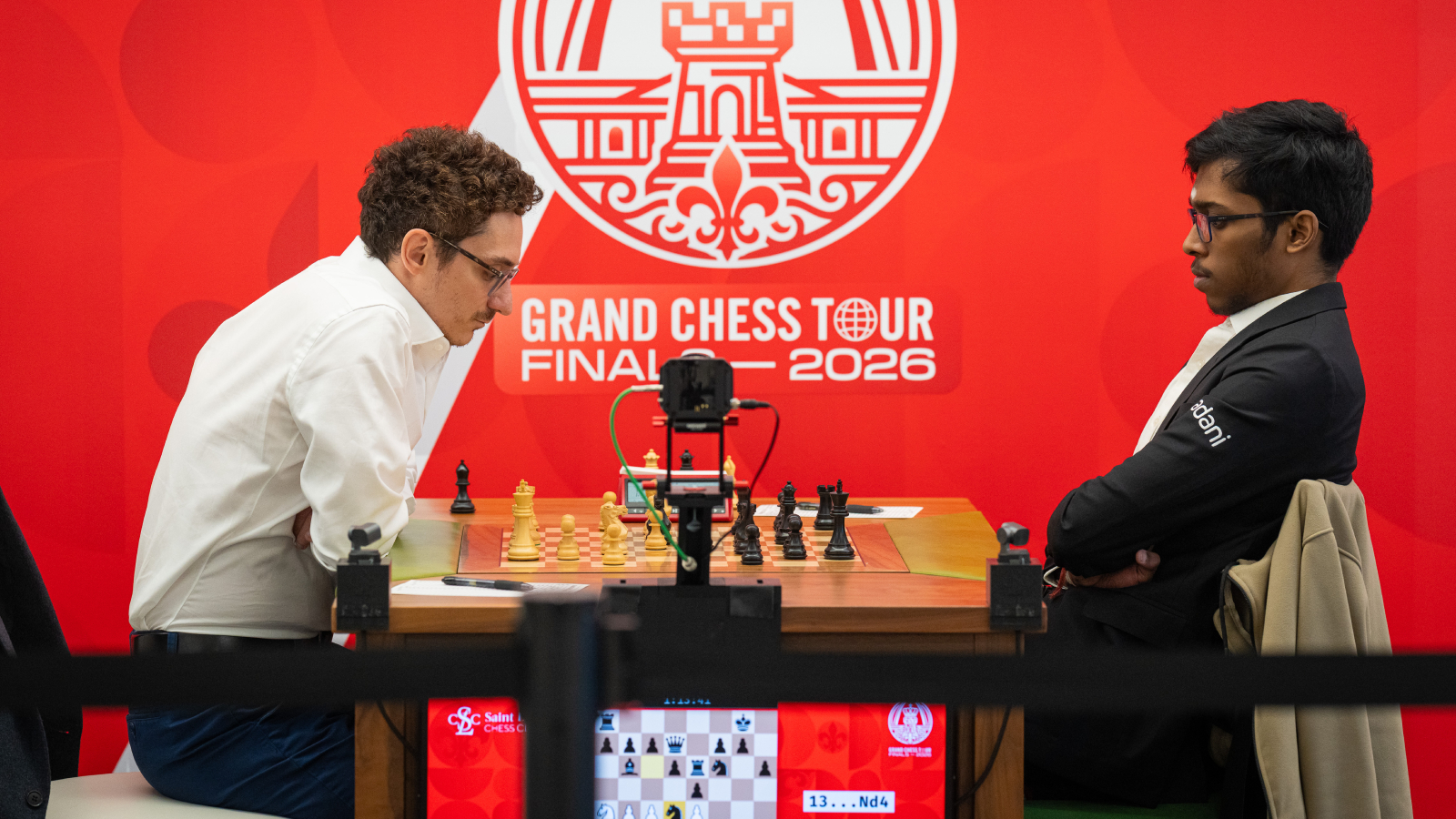 GCT Final: Fatigue Leads to Praggnanandhaa's Error, Caruana Takes Command