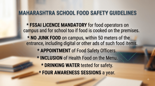 Maharashtra school FDA rules
