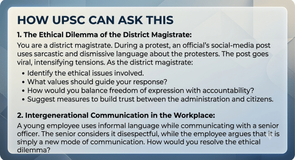 upsc ethics questions