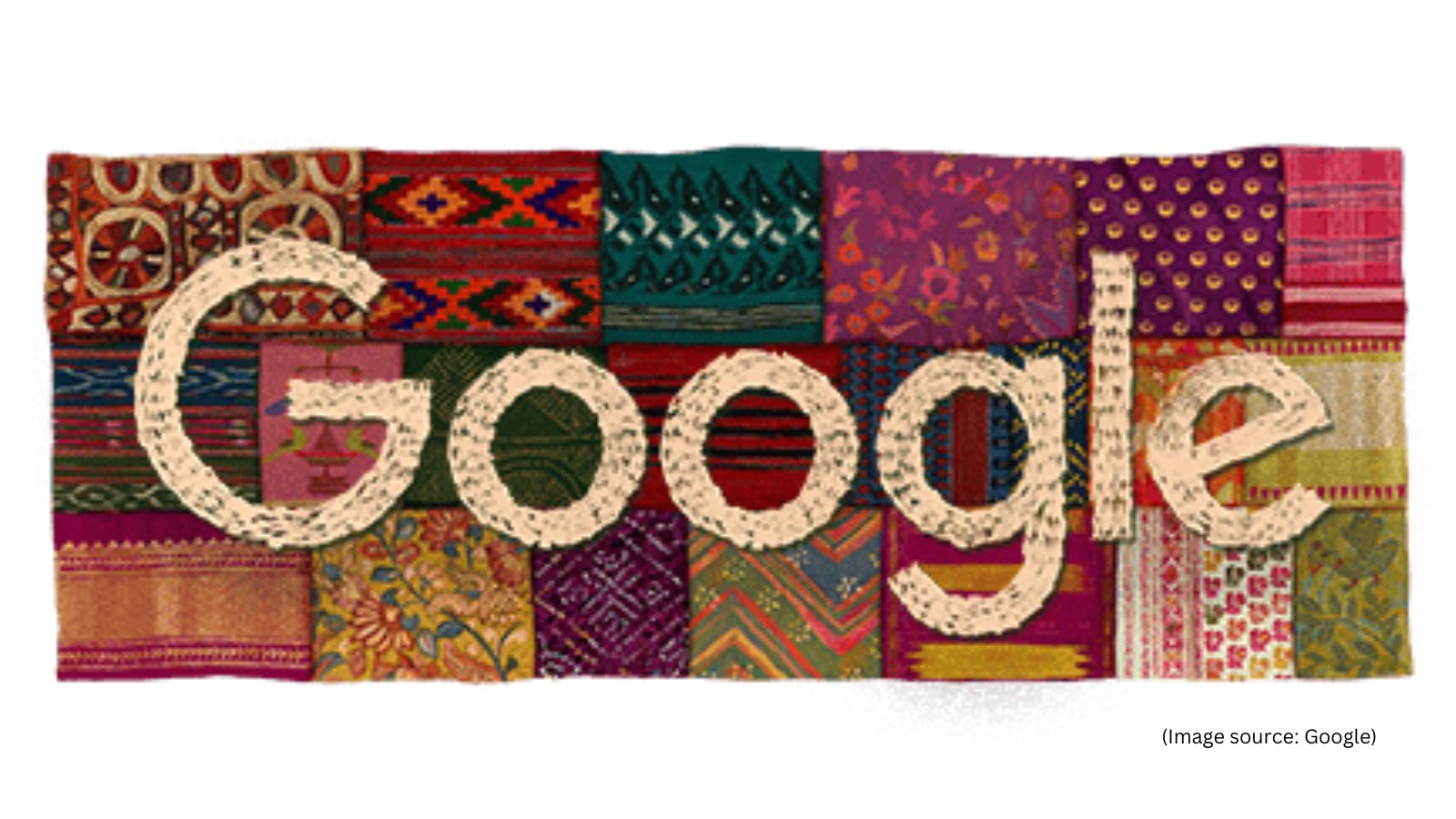 Google Releases Textile-Inspired Doodle for India's 80th Independence Day