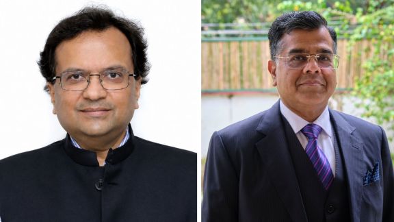 Home Secretary Govind Mohan and Cabinet Secretary TV Somanathan