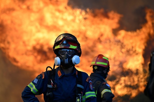 greece wildfire