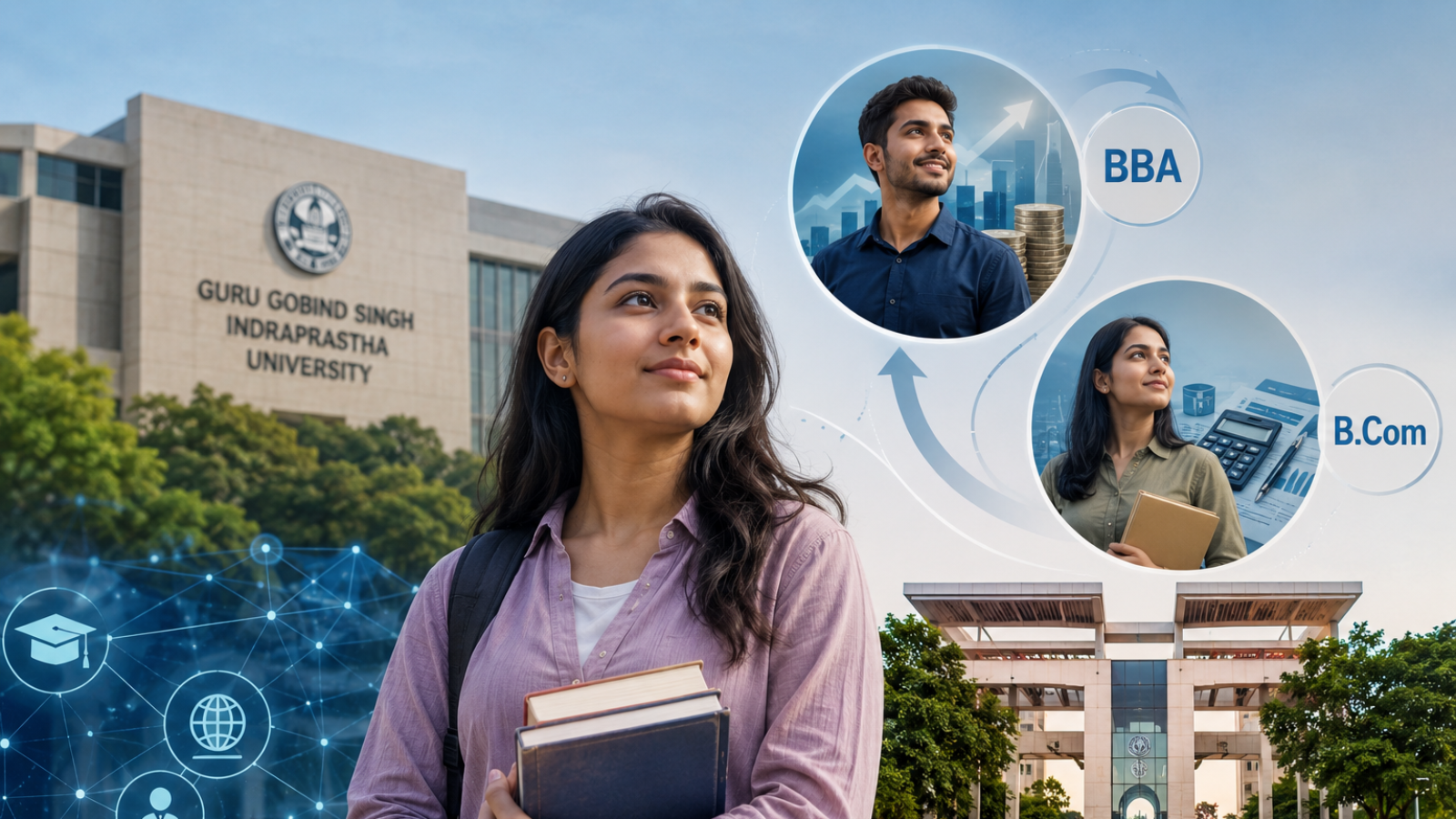 IP University Launches Online BBA and BCom Programs