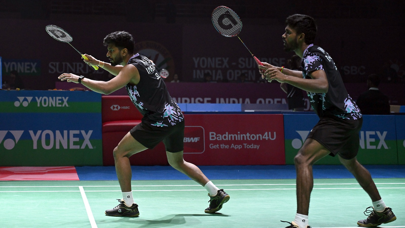 Hariharan (right) will make his India debut in men's doubles at the Delhi World Championships this week.
