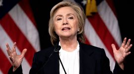 Former US Secretary of State Hillary Clinton. (File Photo/Enhanced using AI)