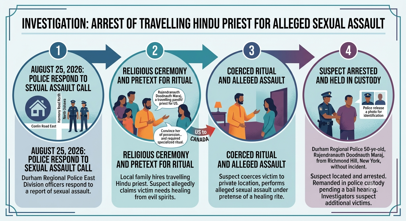 Hindu priest arrested