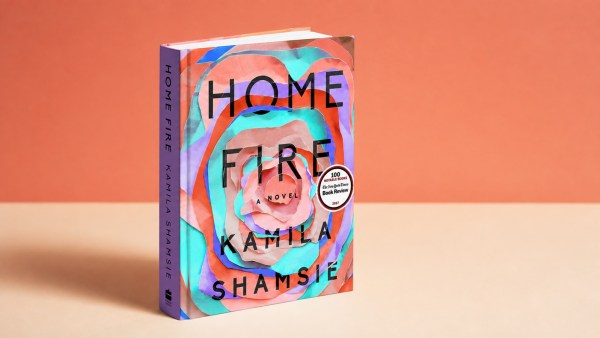 Home Fire by Kamila Shamsie. (Image generated using AI)