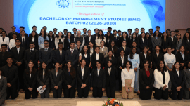 IIM Kozhikode welcomed second batch of the four-year Bachelor of Management Studies (BMS) programme