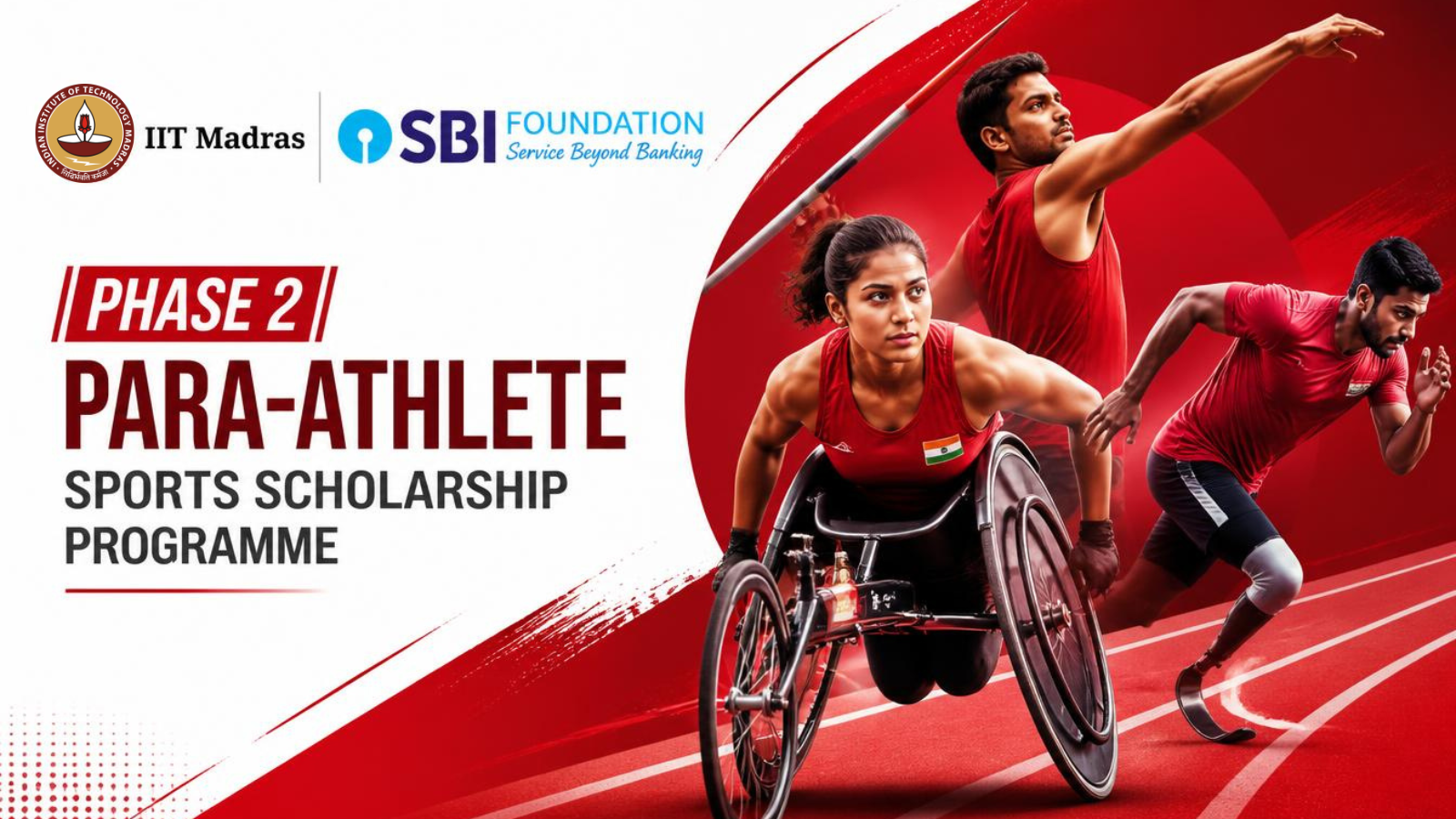 IIT Madras and SBI Foundation Launch Para-Athlete Scholarship Program