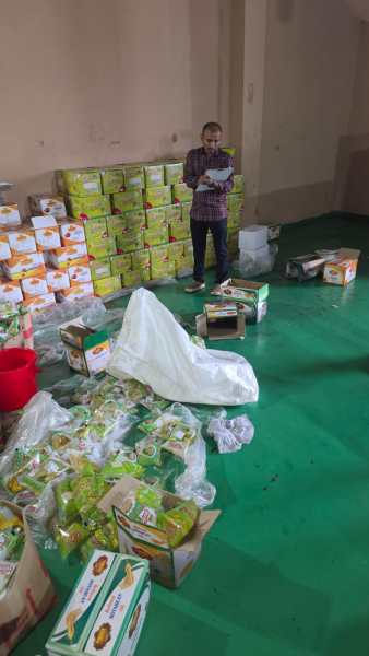 The FDA seized 66,652.6 kg of edible oil valued at Rs. 1.05 crore.