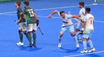 Indian captain Harmanpreet Singh with teammates during the hockey match against Pakistan at the 19th Asian Games, in Hangzhou, China, Saturday, Sept. 30, 2023. India beat Pakistan 10-2. (PTI Photo)