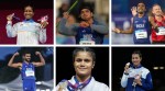 Indian athletes celebrate a silver medal at the Commonwealth Games 2026 in Glasgow. While the gold may have been elusive, these performances offer a glimpse of what lies ahead at the Asian Games. (AP & PTI)