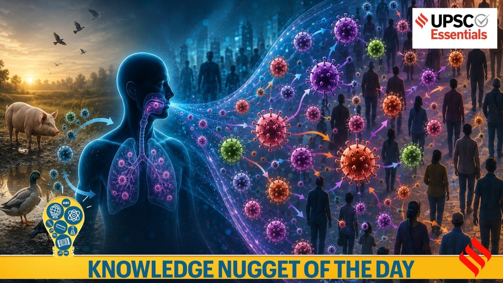 Knowledge Nugget | Why is H1N1 spreading? Understand swine flu and how influenza viruses evolve Knowledge Nugget | Why is H1N1 spreading? Understand swine flu and how influenza viruses evolve
