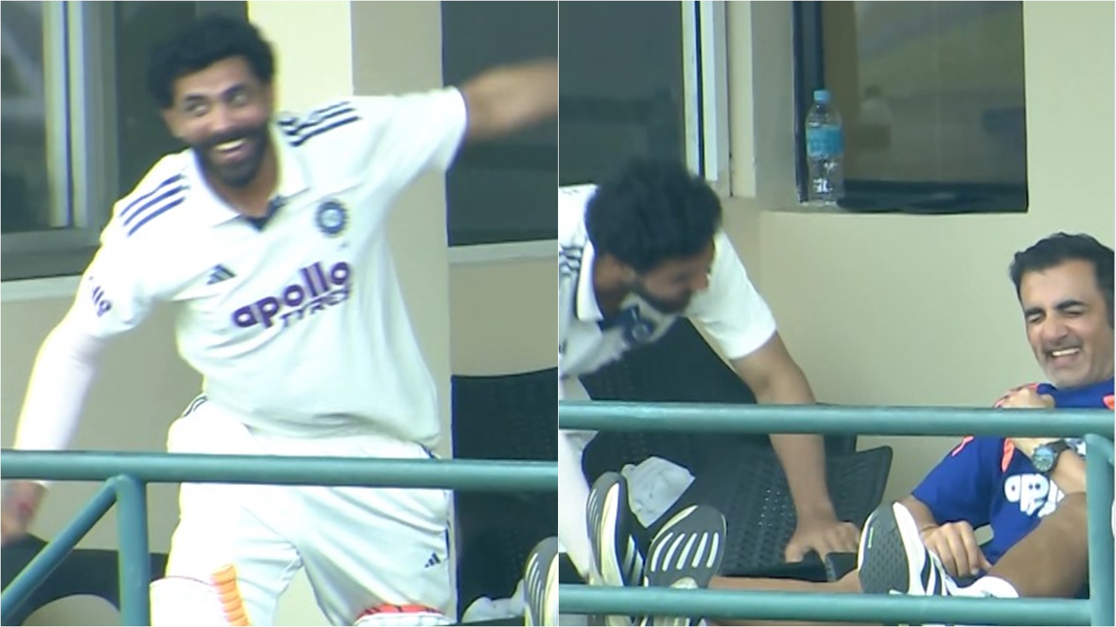 Jadeja cracks up coach Gambhir during India's warmup match vs SLC XI