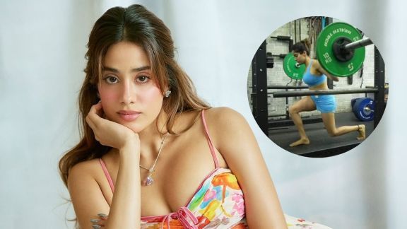 Take a look at Janhvi Kapoor's leg day