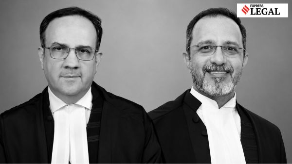 Justices R I Chagla and Farhan P Dubash