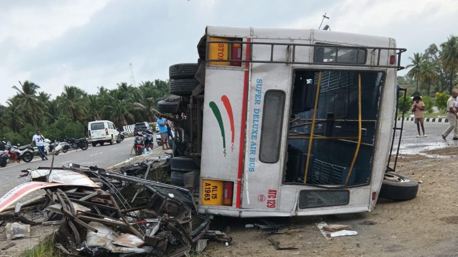 Driver, conductor killed in Kerala transport bus crash on Bengaluru-Mysuru Expressway