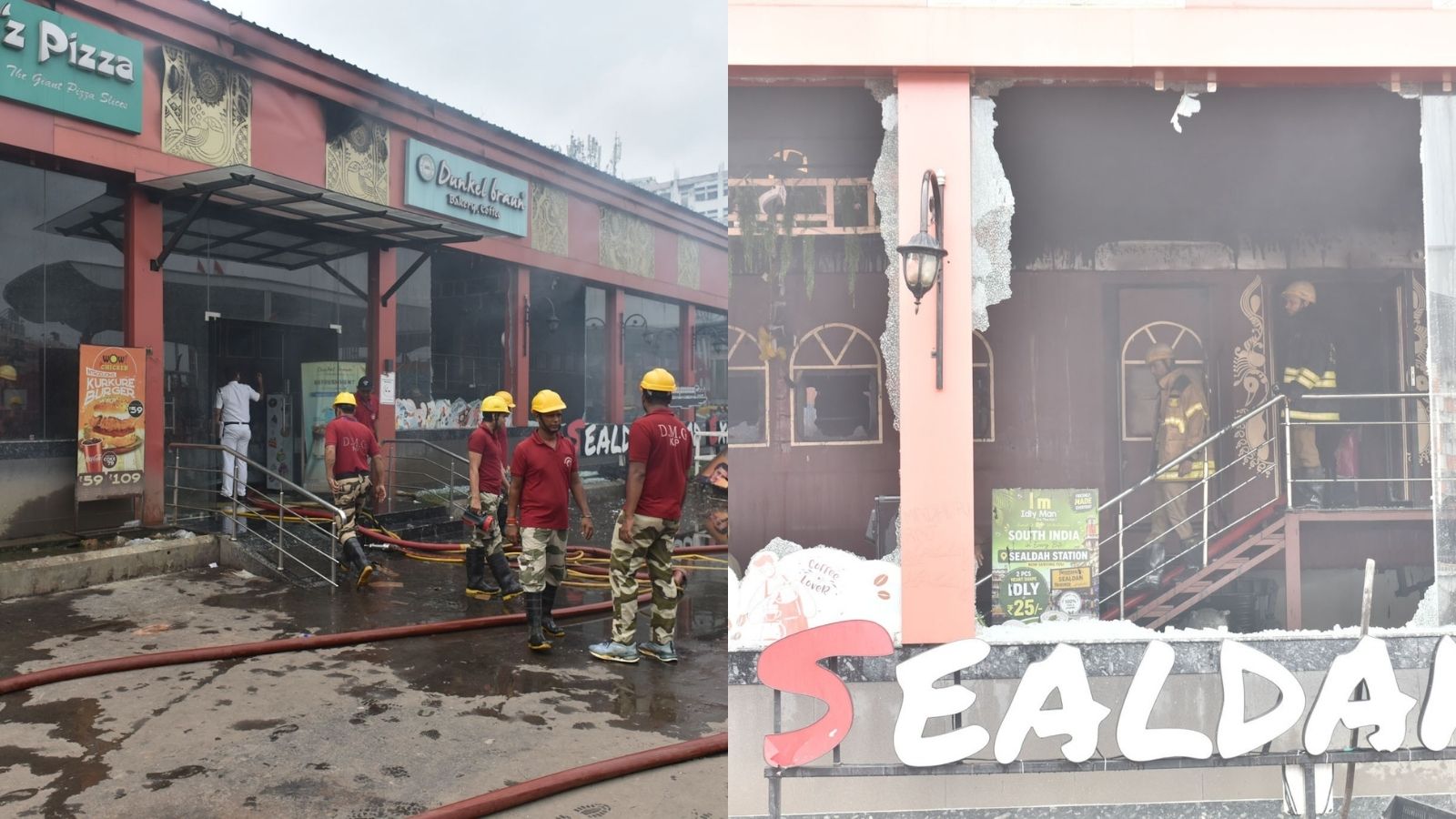 Fire at Sealdah railway station food court in Kolkata; no casualties