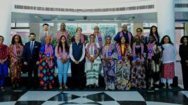 Women Empowerment: Delegation from Liberia visiting India for the IBSA funded peer-learning programme.