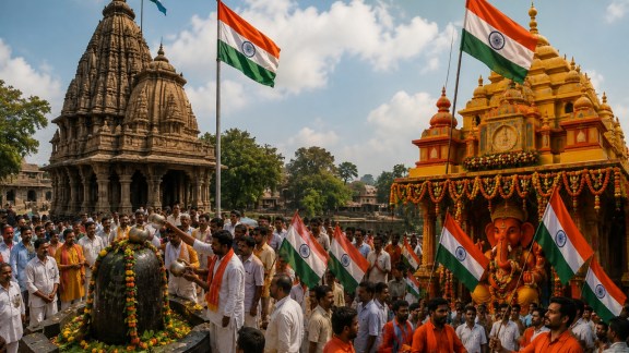 MP temples Independence Day August 11