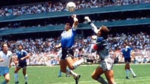 Diego Maradona’s ‘Hand of God’ ball fetches $3.3 million in auction