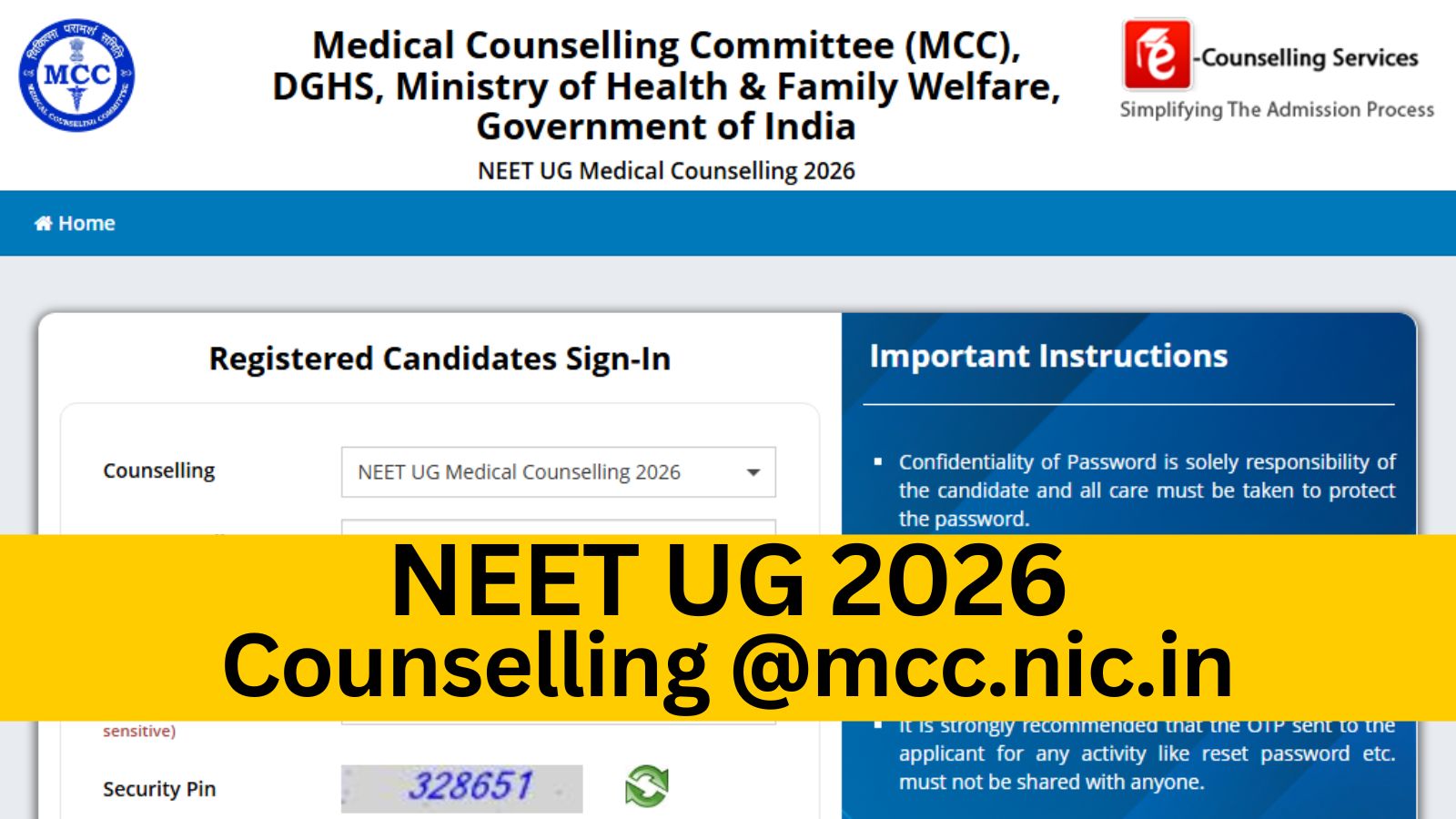 NEET UG Counselling 2026 begins today: Official websites, required documents, key changes in MCC process
