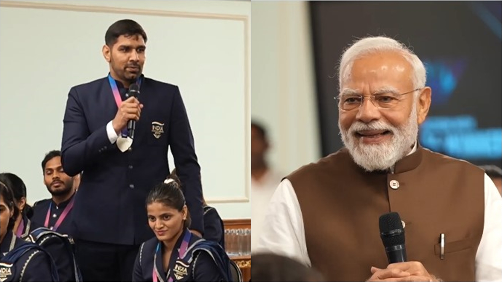 बॉक्सर नरेंद्र बरवाल के किस्से ने पीएम मोदी को किया लोटपोट, पाकिस्तानी खिलाड़ी की बात सुनकर हंसे प्रधानमंत्री