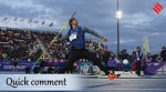 Indian javelin thrower Neeraj Chopra in action at CWG 2026 in Glasgow. (AP)