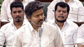 Cauvery water dispute, Cauvery tribunal award 2007, Tamil Nadu Chief Minister C Joseph Vijay, C Joseph Vijay, Cauvery issue, Why Vijay tested Cauvery waters with Karnataka, Mekedatu project explained, Mekedatu dam project, Mekedatu project dispute, Supreme Court Cauvery verdict 2018, Karnataka Tamil Nadu Cauvery dispute, Mekedatu reservoir, Cauvery water sharing, Cauvery Water Disputes Tribunal, Mekedatu dam controversy, express explained,