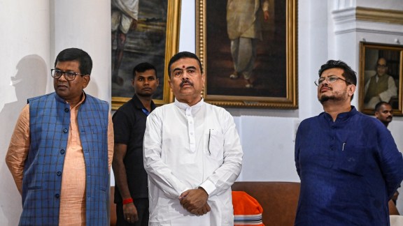 West Bengal BJP, Bengal workers extortion charges, Suvendu Adhikari, Trinamool Congress, Mamata Banerjee-led government, Bengal cracks down on workers over extortion charges, Kolkata news, WEst Bengal news, Indian express, current affairs