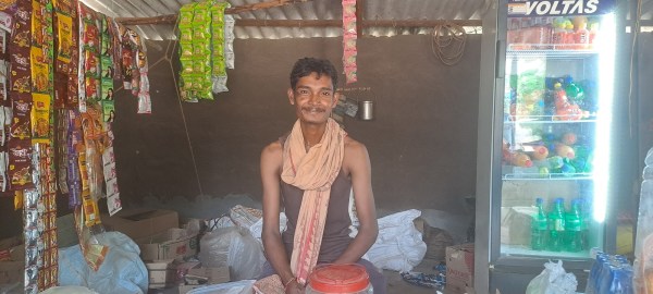 Former Maoist commander Hunga Muchaki at his shop