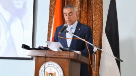 India-Palestine relations, India Palestine ties, West Bank hospital, India Gaza aid, Palestine hospital project, Palestinian Ambassador Abdullah Mohammad Abu Shawesh, Sripriya Ranganathan Ramallah visit, Gaza humanitarian aid, India Palestine cooperation, UN Security Council India bid, Gaza healthcare support, Palestine news, Indian express news
